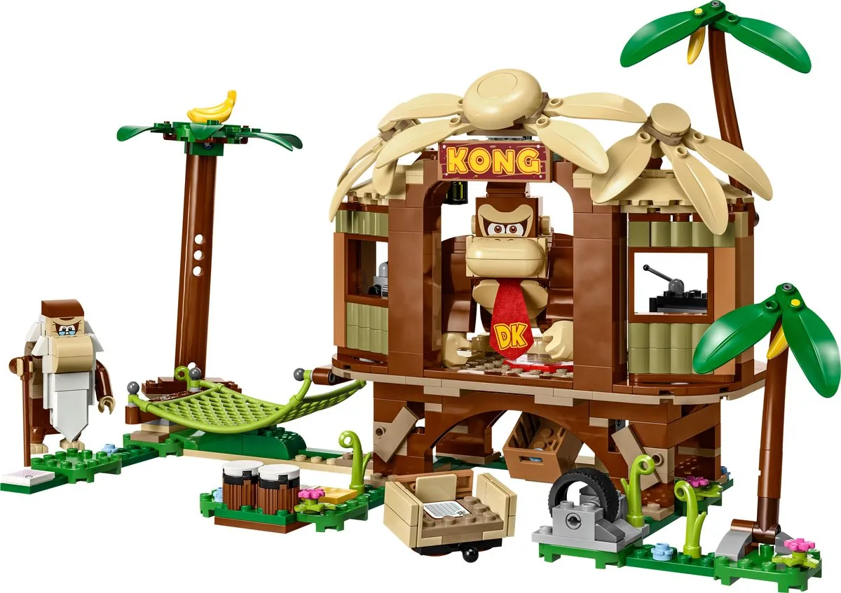 LEGO Super Mario Donkey Kong Boomhut 71424 - 555 Stenen - Meerkleurig - afbeelding 6 van 6