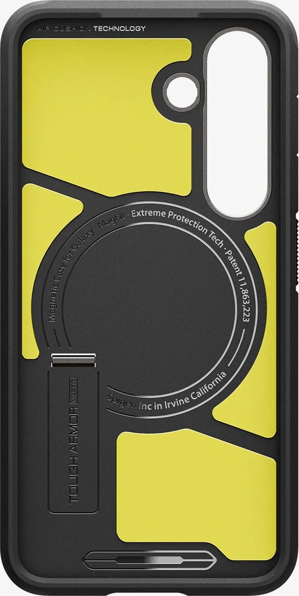 Spigen Tough Armor 13258 Hoesje - Samsung Galaxy S25 - Gunmetal