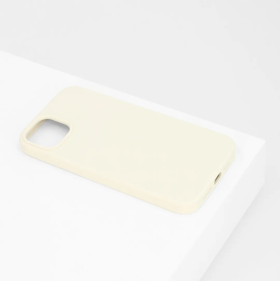 BMAX Siliconen Hoesje iPhone 14 Plus - Wit