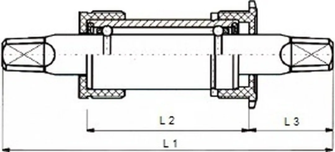 Gazelle Trapas 128 x 30mm - Zilver/Zwart