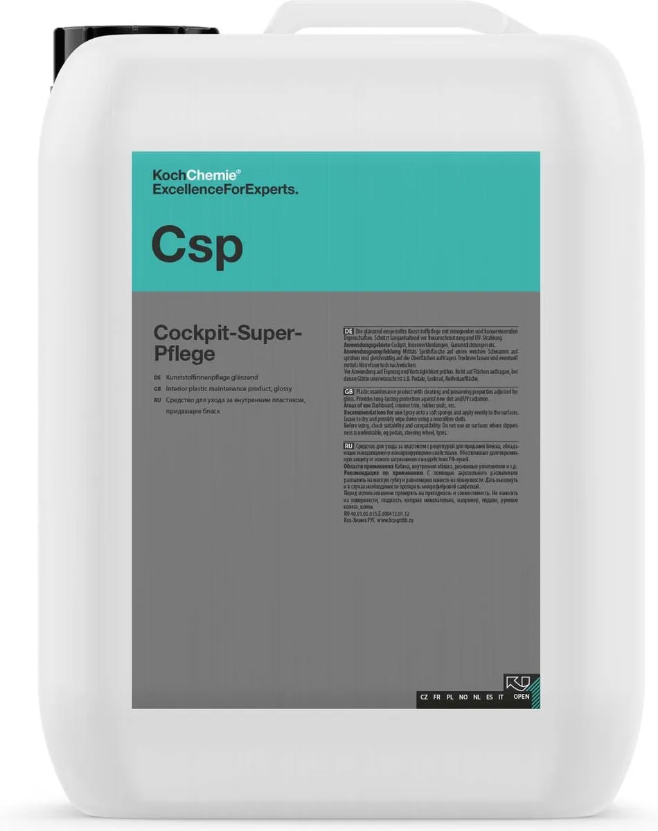 Koch Chemie Cockpit Super Pflege Kunststof Beschermer 10L