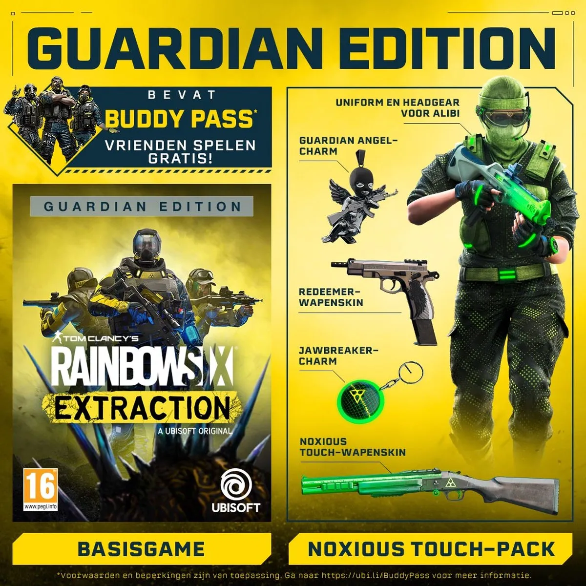 Ubisoft Rainbow Six Extraction Guardian Edition PS4 - Noxious Touch-pack