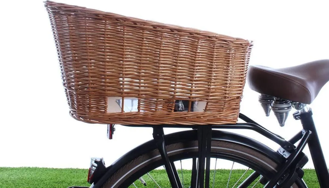 Basil Pasja Hondenfietsmand L - Achter - Bruin - 32L