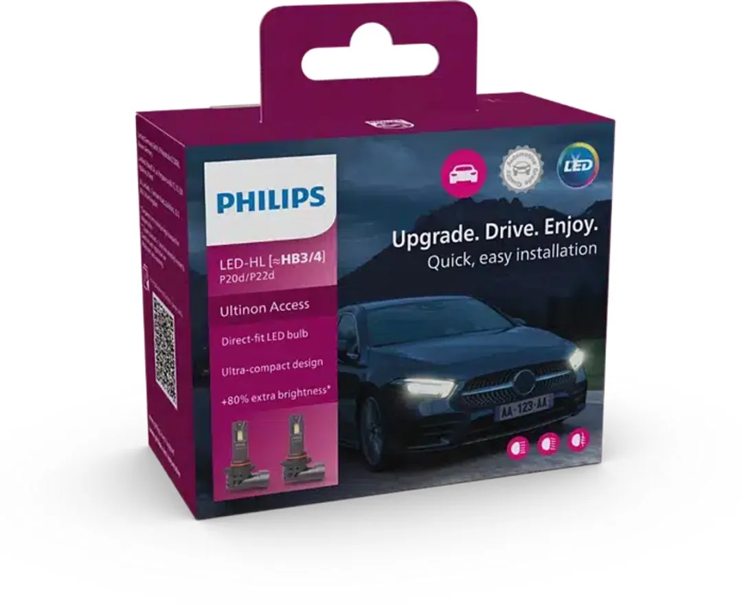 Philips Ultinon Retrofit HB3/HB4 12V Set