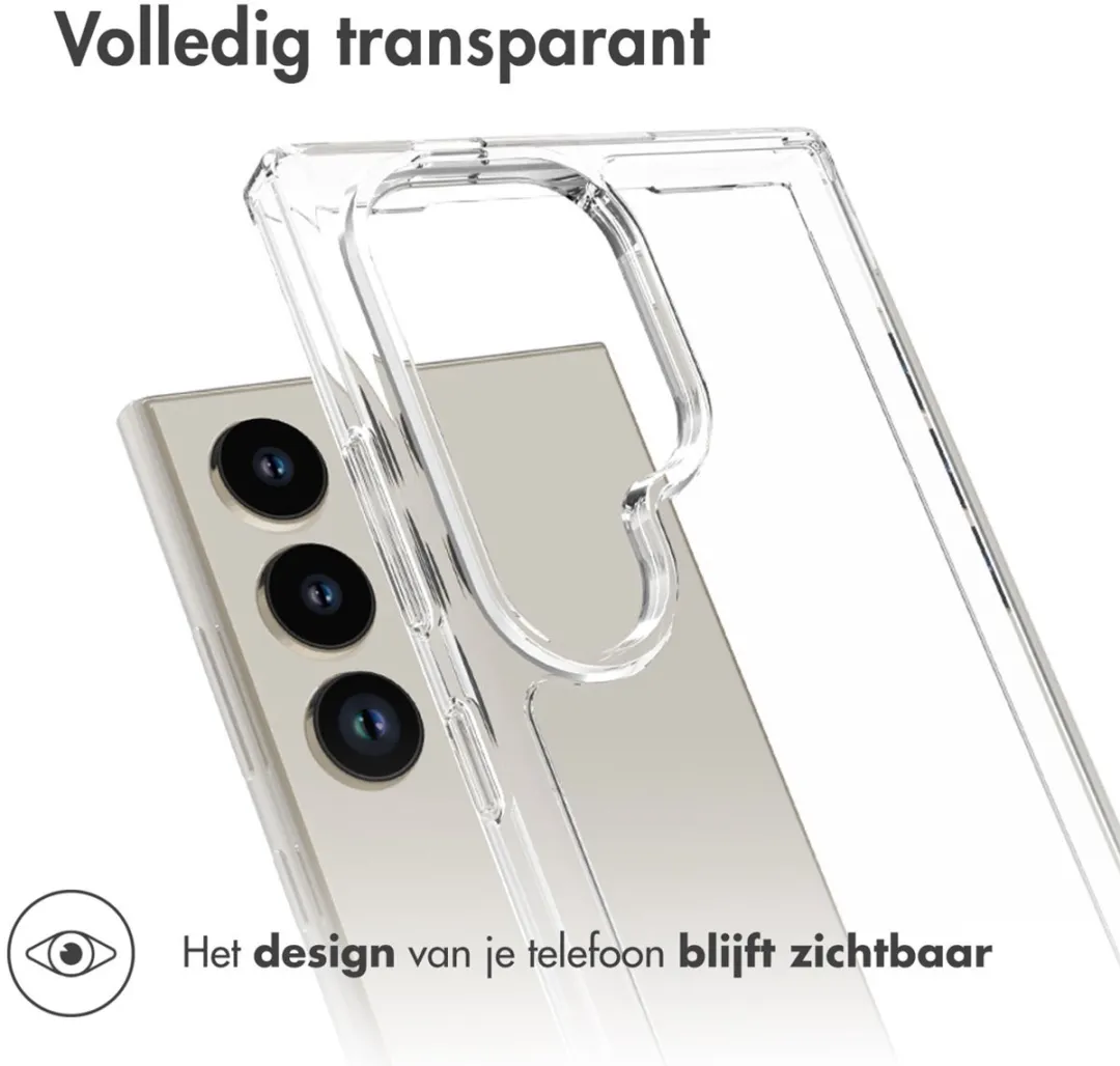 Accezz Xtreme Impact Backcover 2.0 Hoesje - Samsung Galaxy S24 Ultra - Transparant