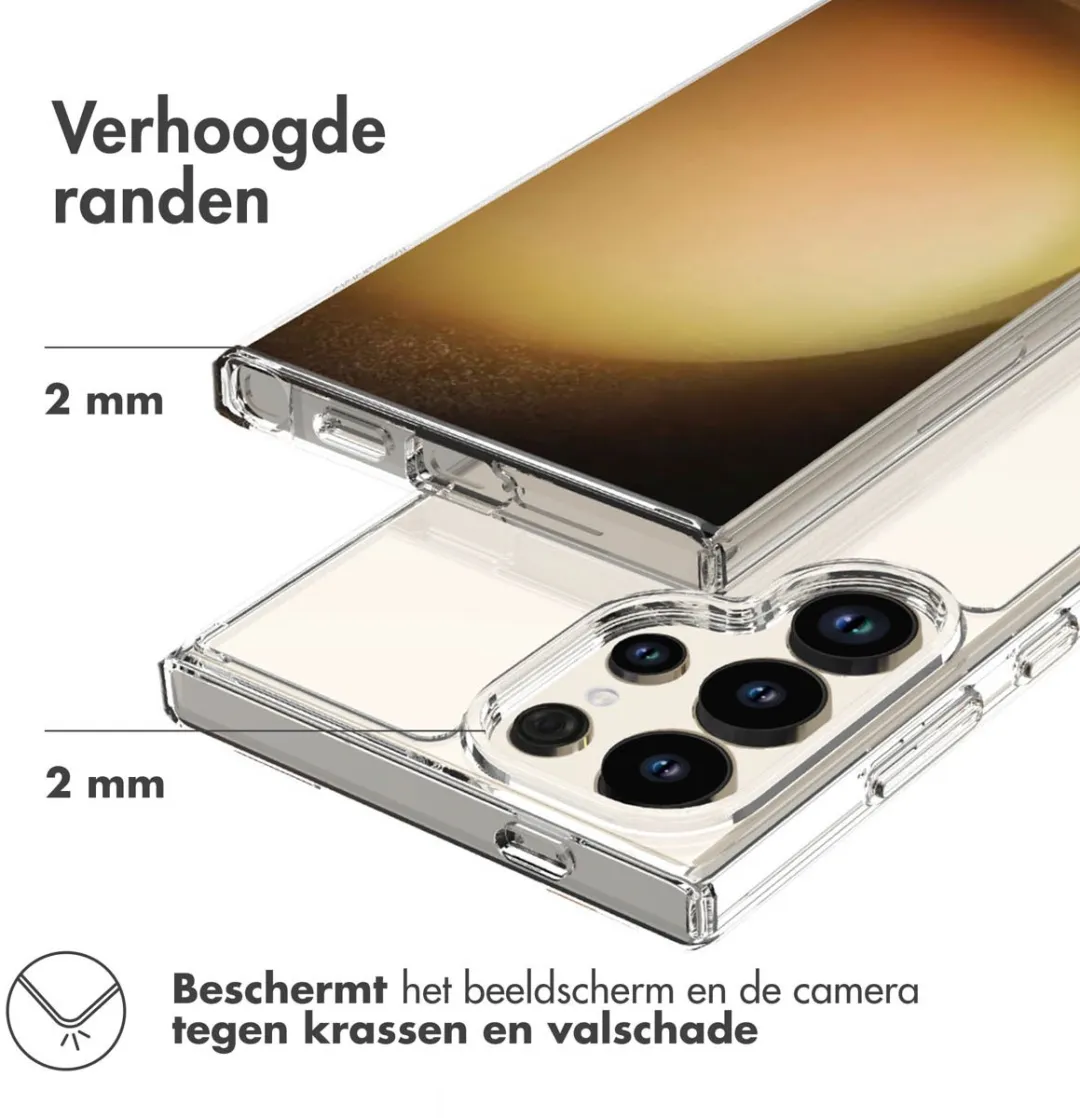 Accezz Xtreme Impact Backcover 2.0 Hoesje - Samsung Galaxy S24 Ultra - Transparant