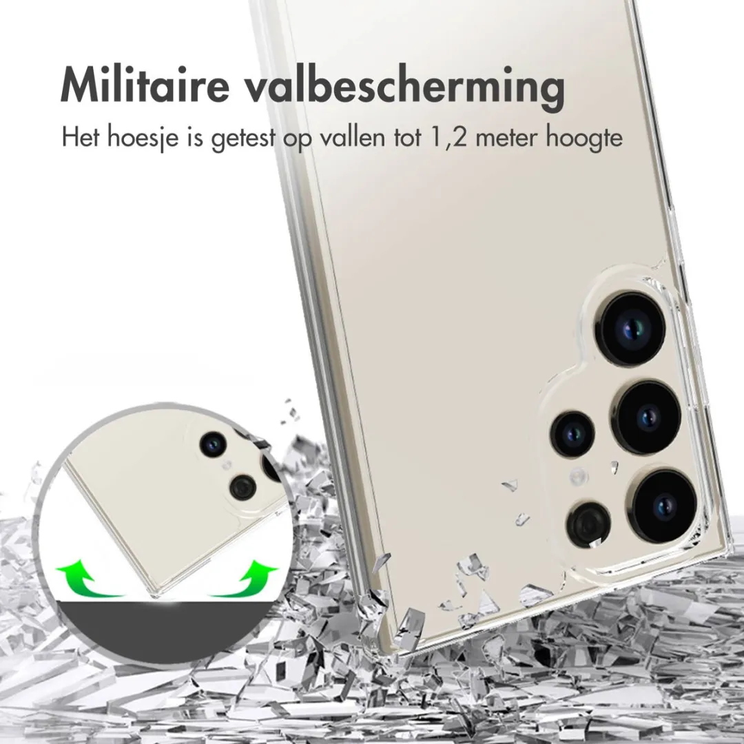 Accezz Xtreme Impact Backcover 2.0 Hoesje - Samsung Galaxy S24 Ultra - Transparant