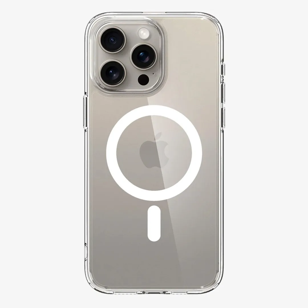 Spigen Ultra Hybrid MagFit ACS06576 Hoesje - iPhone 15 Pro Max - Wit
