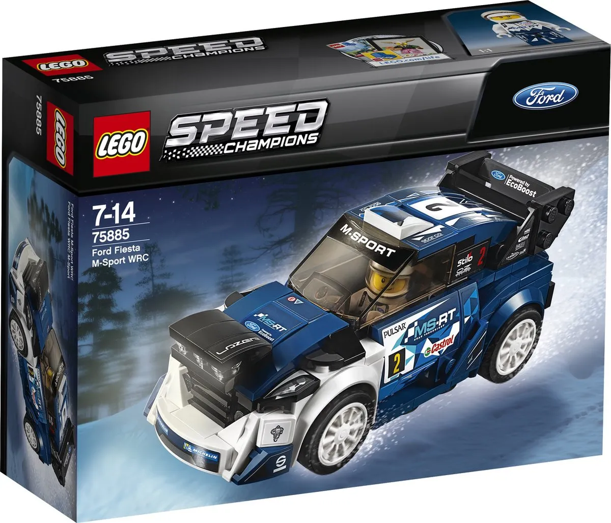 LEGO Speed Champions Ford Fiesta M-Sport WRC 75885