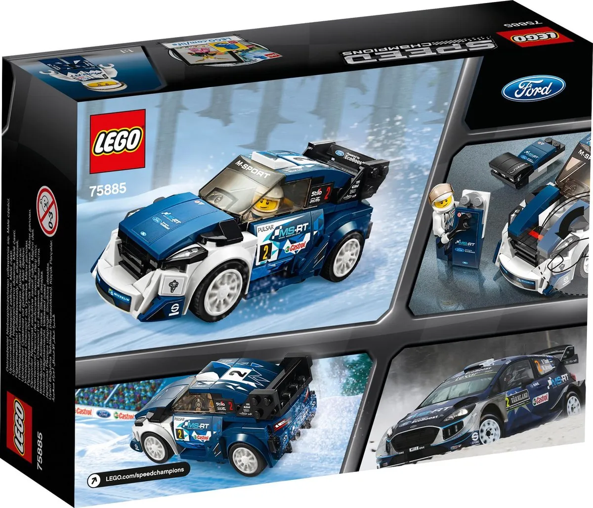 LEGO Speed Champions Ford Fiesta M-Sport WRC 75885 - 203 Stukken