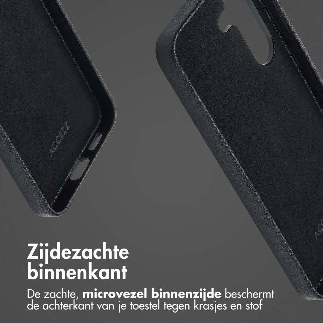 Accezz Hoesje Samsung Galaxy S25 - Magnetische Ring - Black
