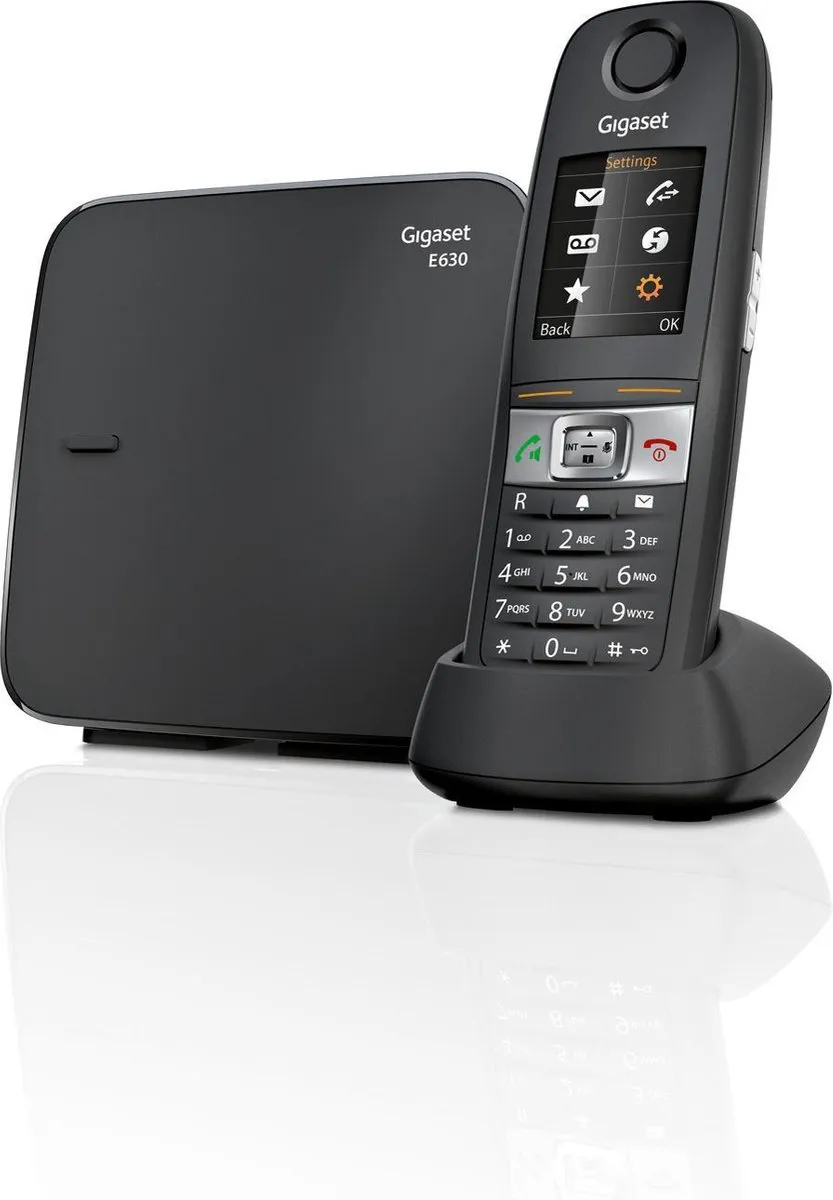 Gigaset E630 Ruggadise Telefoon - 1 Handset - Zwart - afbeelding 6 van 6