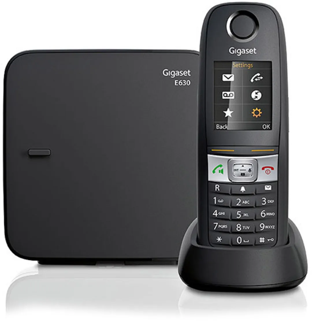 Gigaset E630 Ruggadise Telefoon - 1 Handset - Zwart