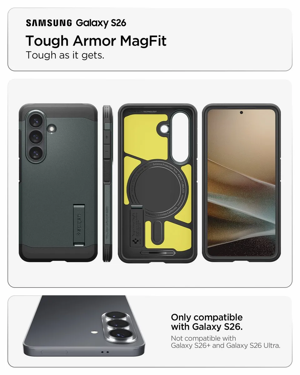 Spigen Tough Armor Backcover S26 - Abyss Green - MagSafe