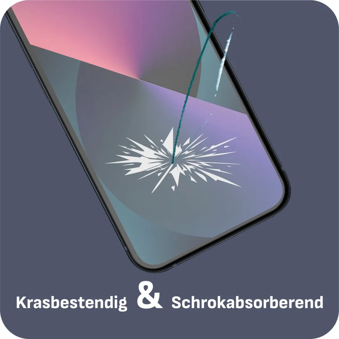 Just in Case Cazy Screenprotector iPhone 13/13 Pro - 2 Stuks - afbeelding 6 van 6