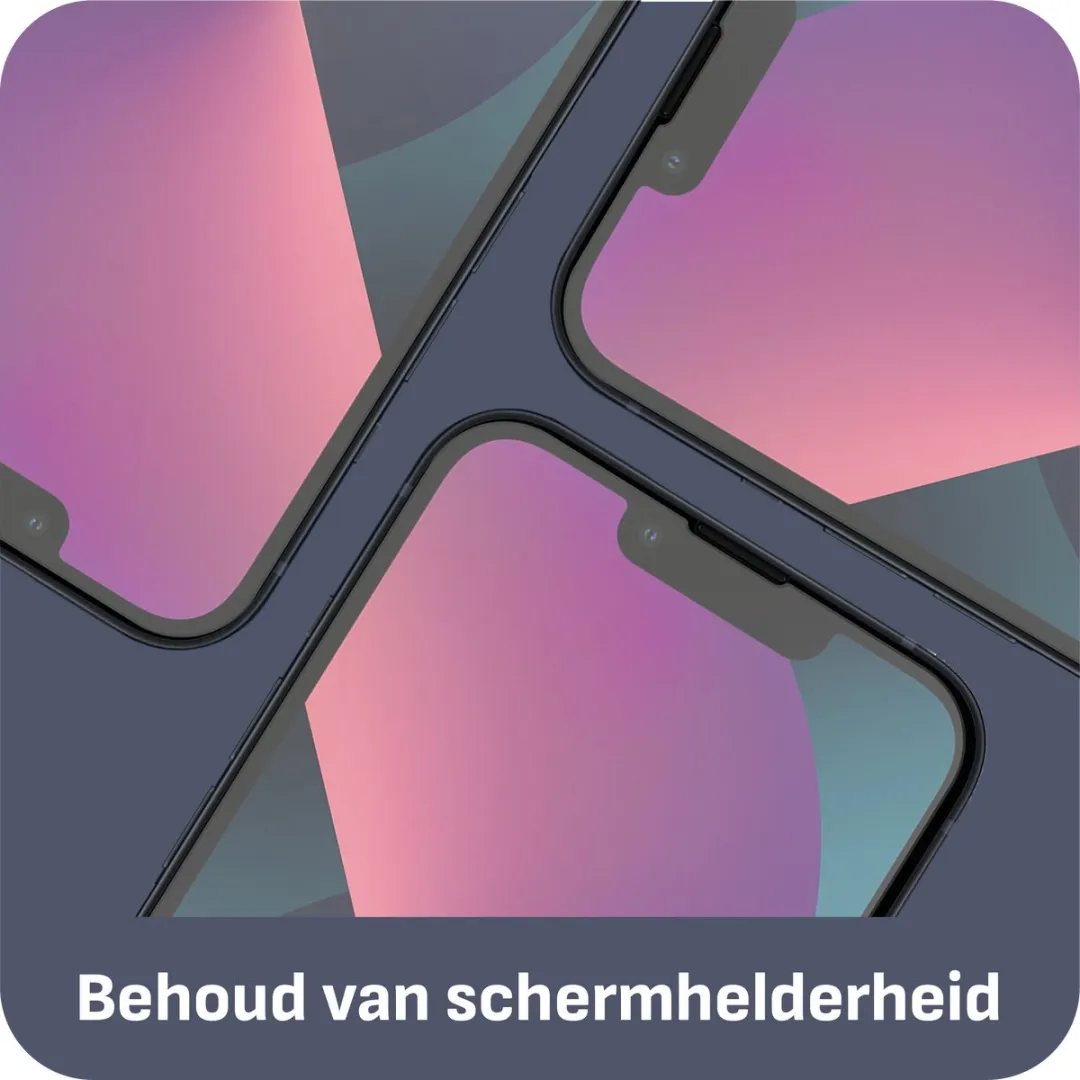 Just in Case Cazy Screenprotector iPhone 13/13 Pro - 2 Stuks - afbeelding 2 van 6