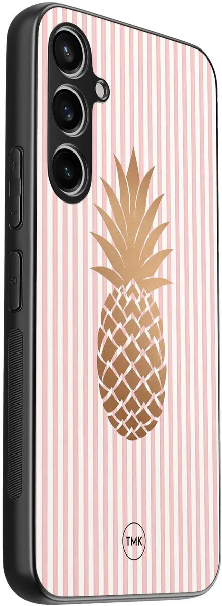 Casevibes S/S23FE/B/010 Hoesje Samsung Galaxy S23 FE - Ananas Roze