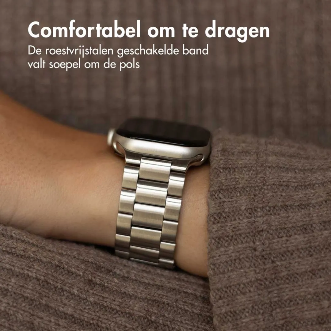 Imoshion Stalen Bandje Apple Watch 42mm - Zilver