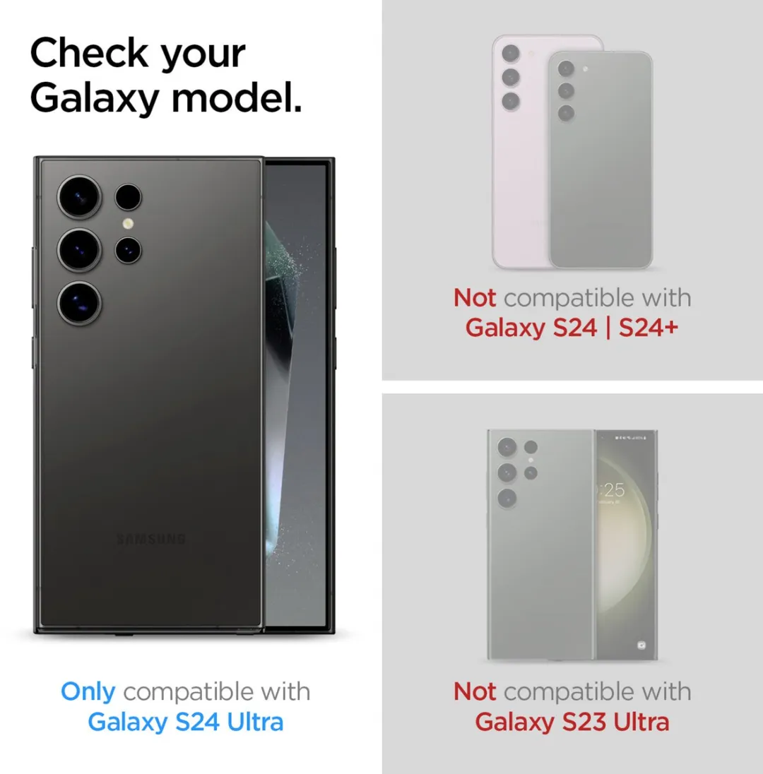Spigen AGL07625 Glasbeschermer Samsung Galaxy S24 Ultra - 9H - 2 Stuks - afbeelding 6 van 6