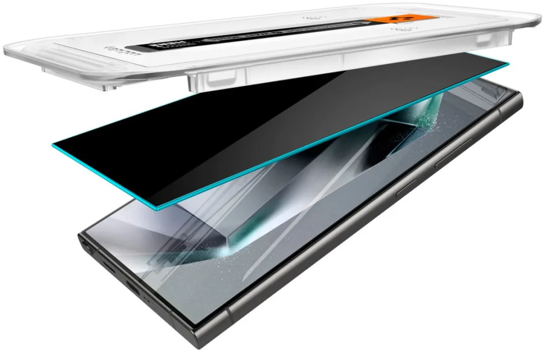 Spigen AGL07625 Glasbeschermer Samsung Galaxy S24 Ultra - 9H - 2 Stuks