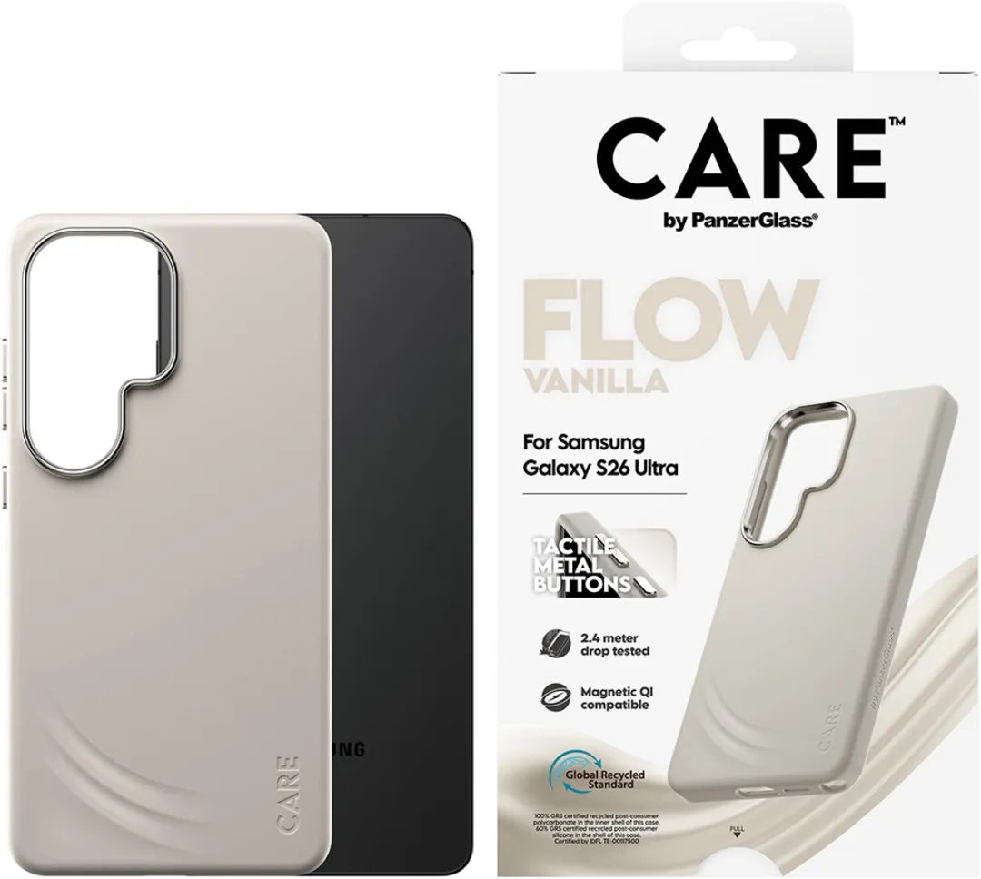 PanzerGlass CARE Flow Case Samsung Galaxy S26 Ultra - Beige