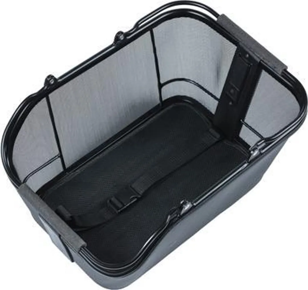Basil Cento Tech Fiber Fietsmand Nordlicht MIK - Achter - 21L - Zwart