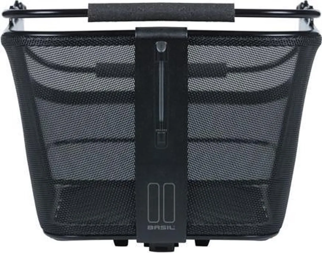 Basil Cento Tech Fiber Fietsmand Nordlicht MIK - Achter - 21L - Zwart