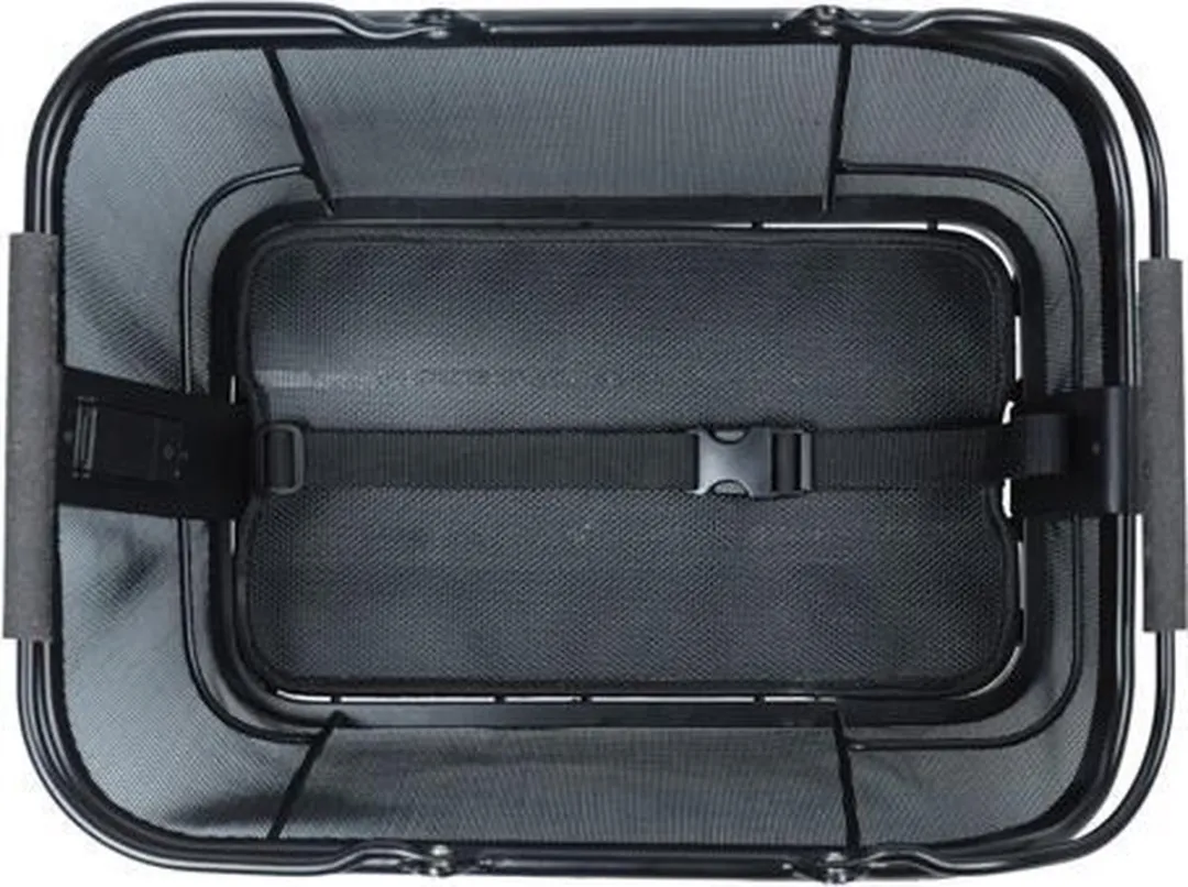 Basil Cento Tech Fiber Fietsmand Nordlicht MIK - Achter - 21L - Zwart - afbeelding 6 van 6