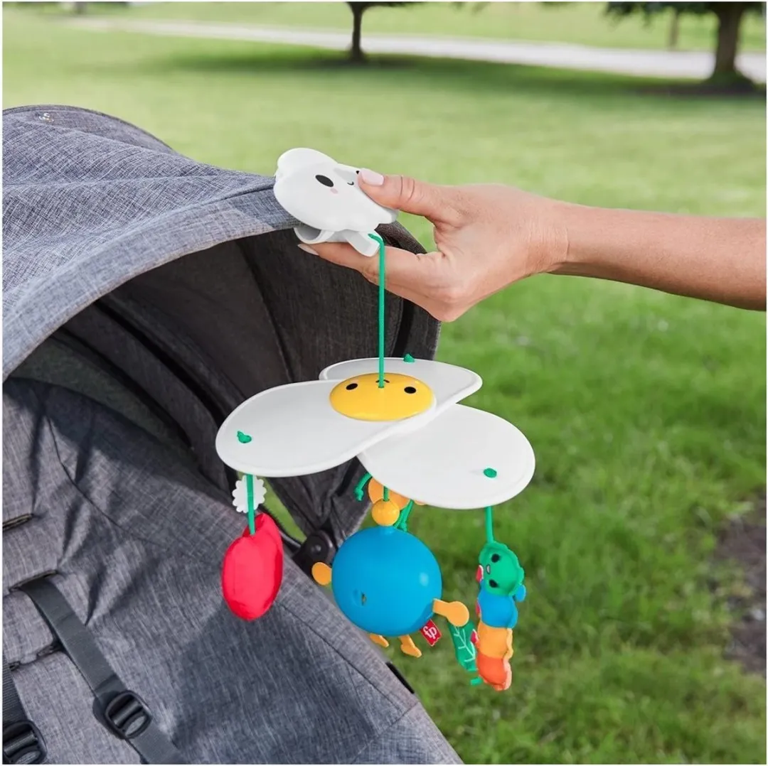 Fisher Price Happy World Kinderwagenhanger - Blauw