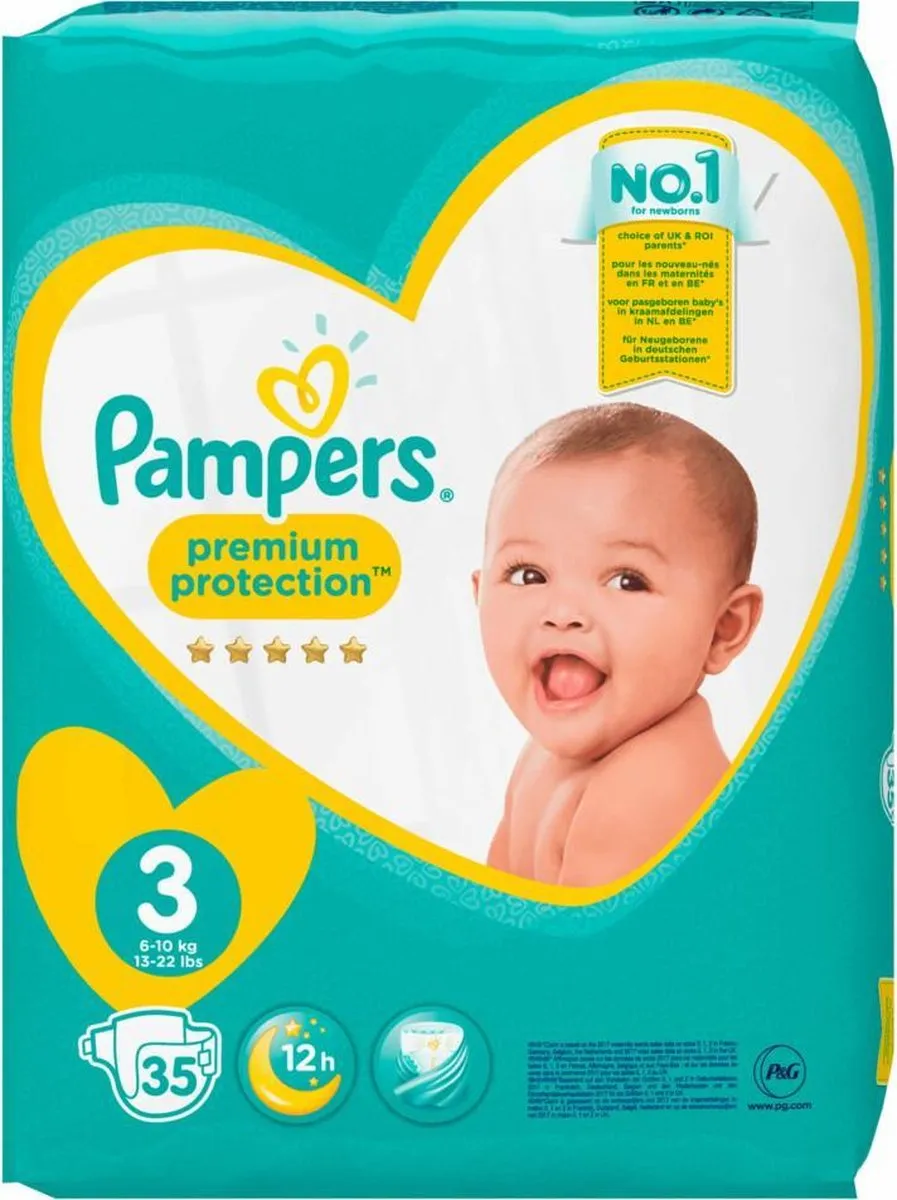 Pampers Premium Protection Luiers Maat 3 - 35 Stuks