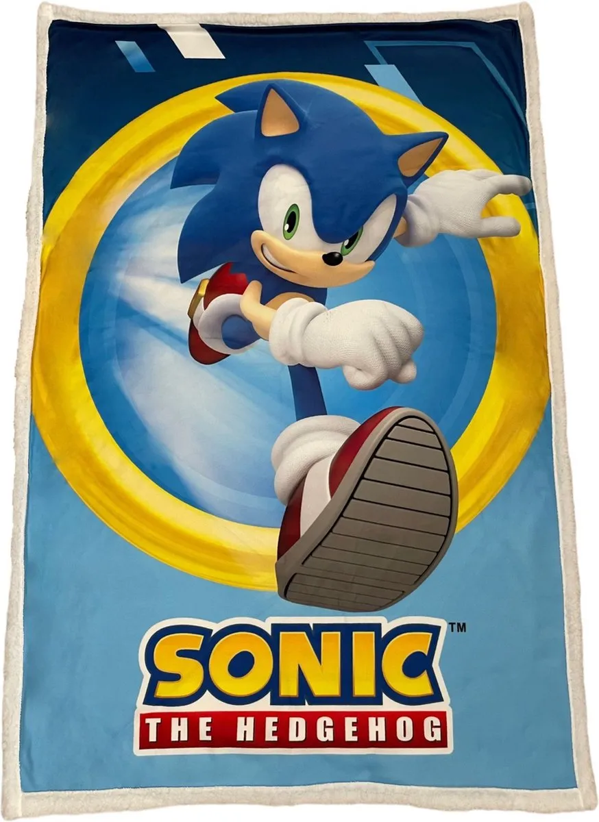 Sonic Fleecedeken Sherpa - 100x150cm - Multi Colour