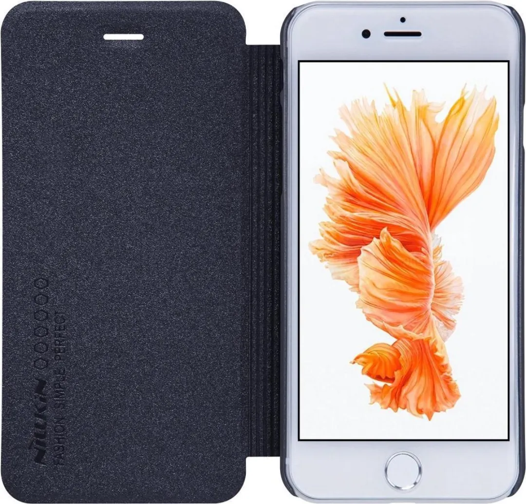 Nillkin Sparkle Series Book Case iPhone 7/8/SE 2020 - Donkergrijs - afbeelding 2 van 5
