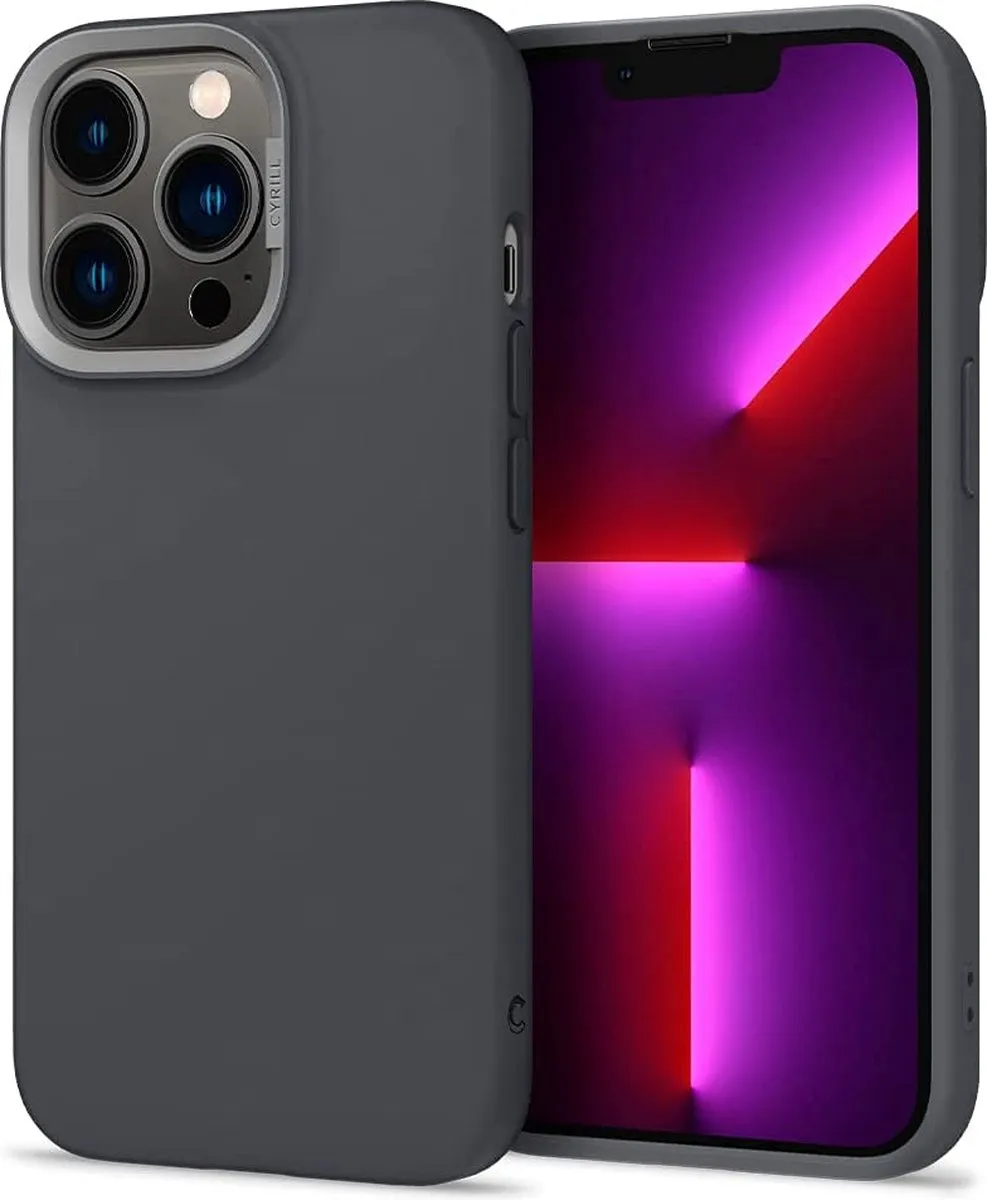 Spigen Cyrill Color Brick iPhone 13 Pro Hoesje - Grijs