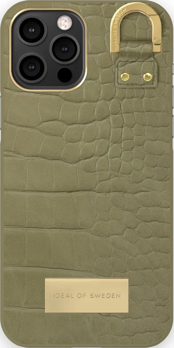 iDeal of Sweden Fashion Case Atelier iPhone 12 Pro Max Sage Croco