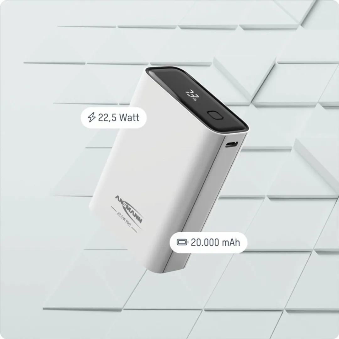 Ansmann PB222PD Powerbank 20000mAh - Wit