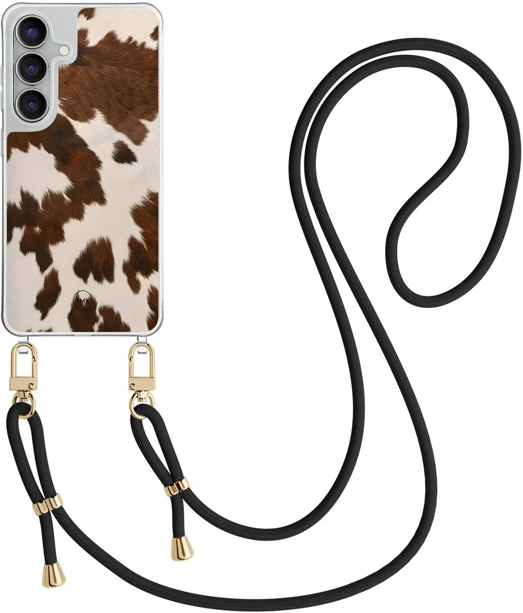 Casevibes Telefoonhoesje S25 FE Cow Vibe - CV/S/S25FE/C/012 - Bruin