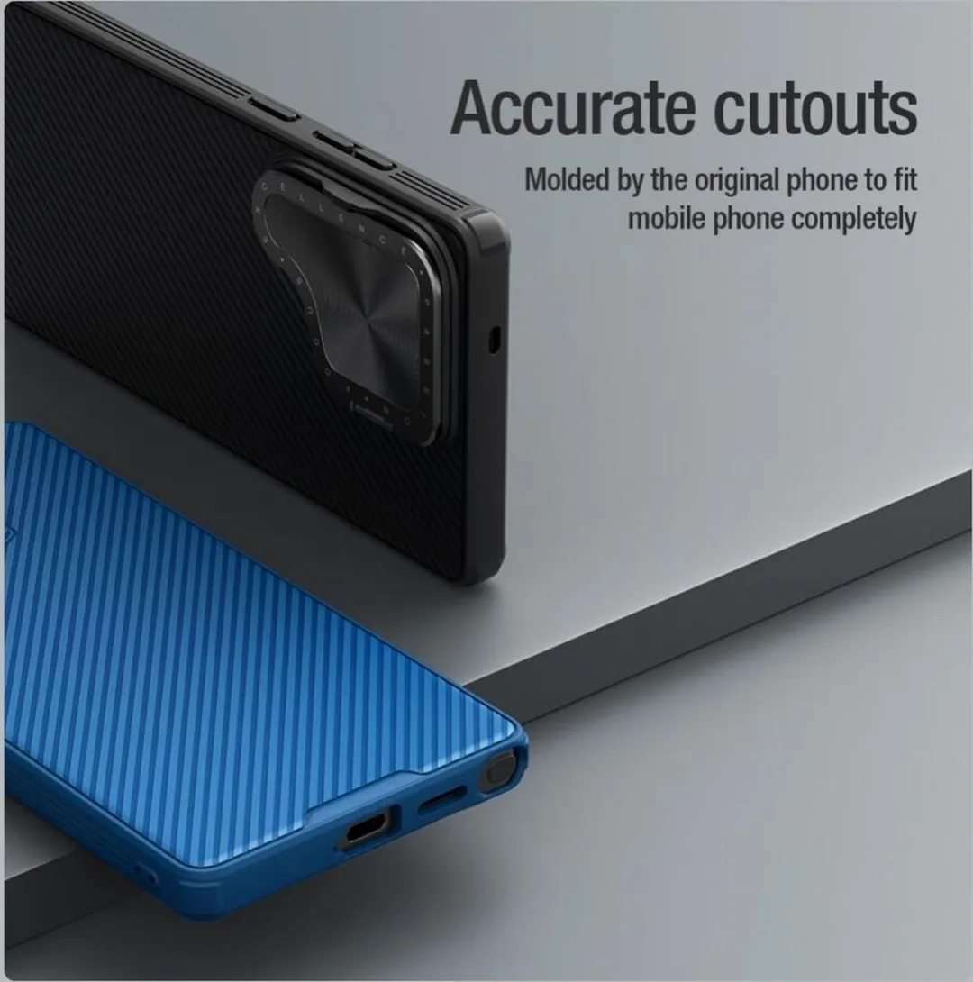 Nillkin CamShield Prop Magnetic Hoesje - Samsung Galaxy S25 Ultra - Blauw