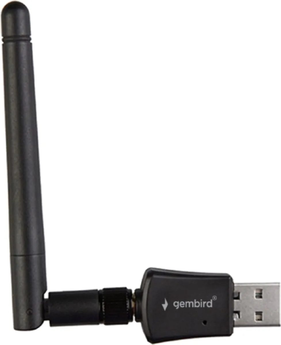 Gembird WNP-UA300P-02 USB WiFi Adapter 300Mbps - Zwart