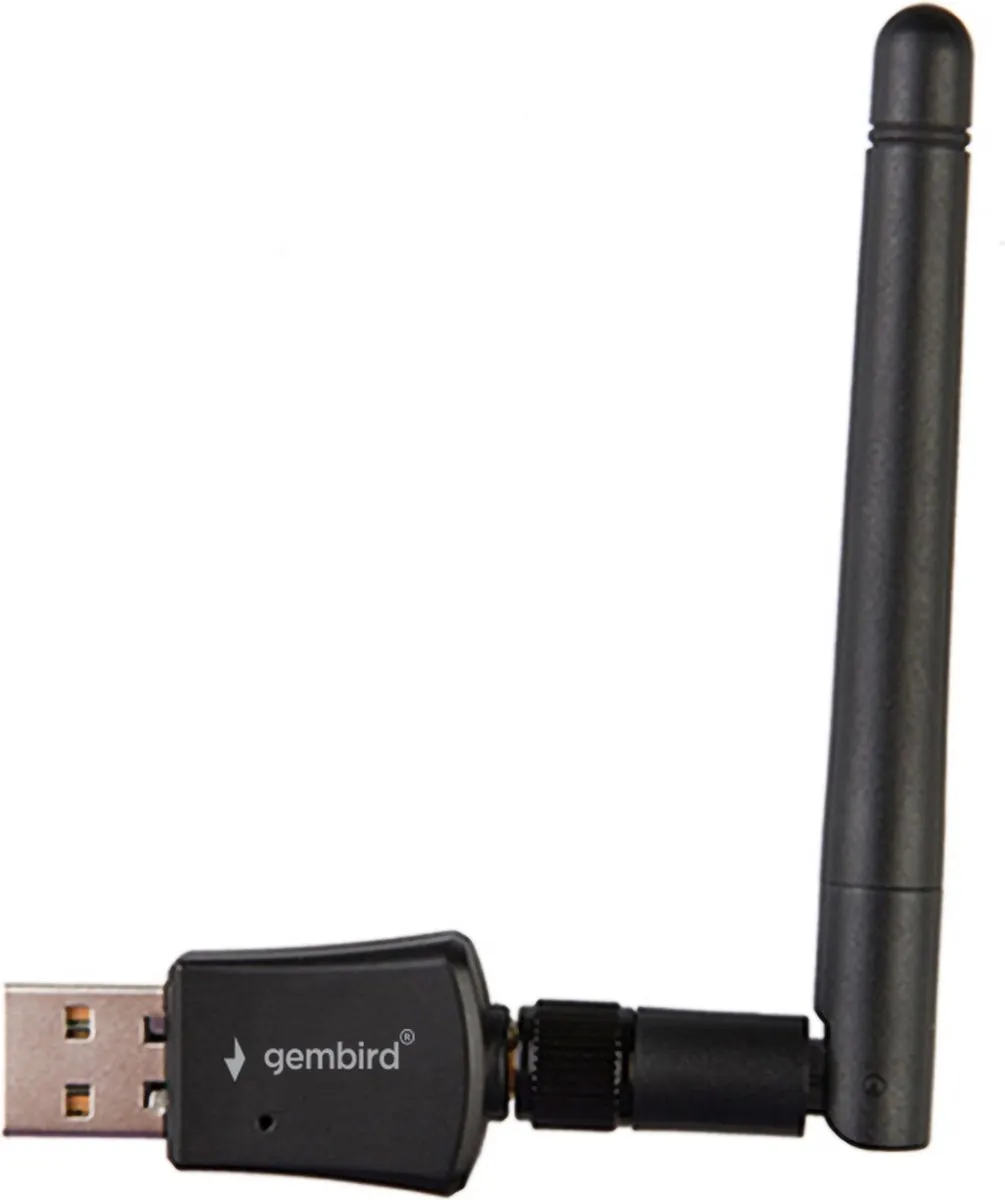 Gembird WNP-UA300P-02 USB WiFi Adapter 300Mbps - Zwart