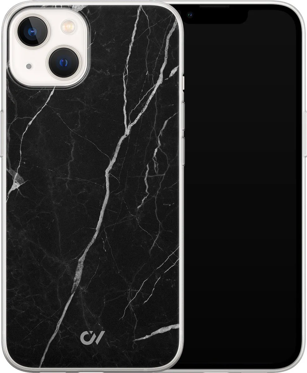 Casevibes Hoesje iPhone 13 A/13/UV/012 - Marble Noir