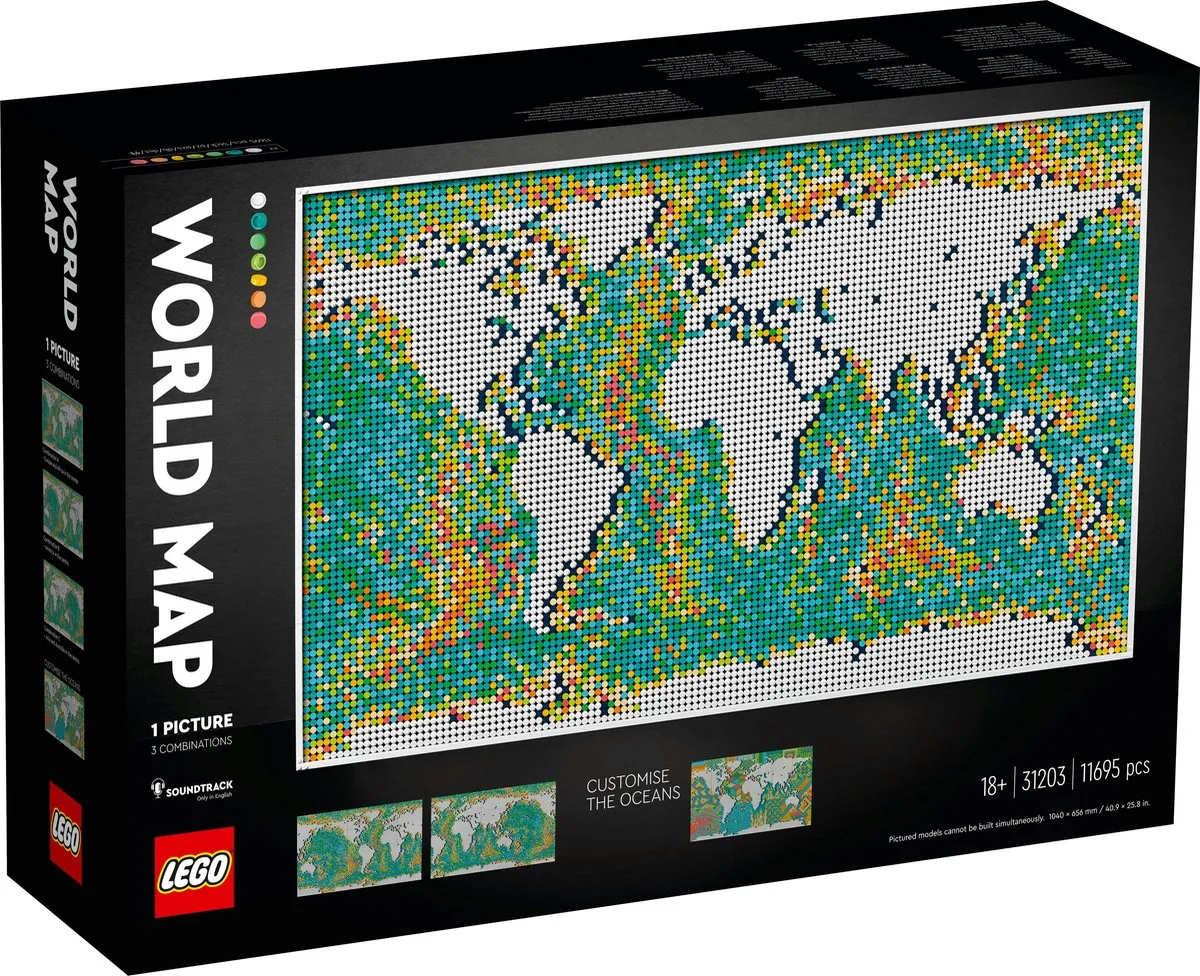 LEGO Art Wereldkaart 31203