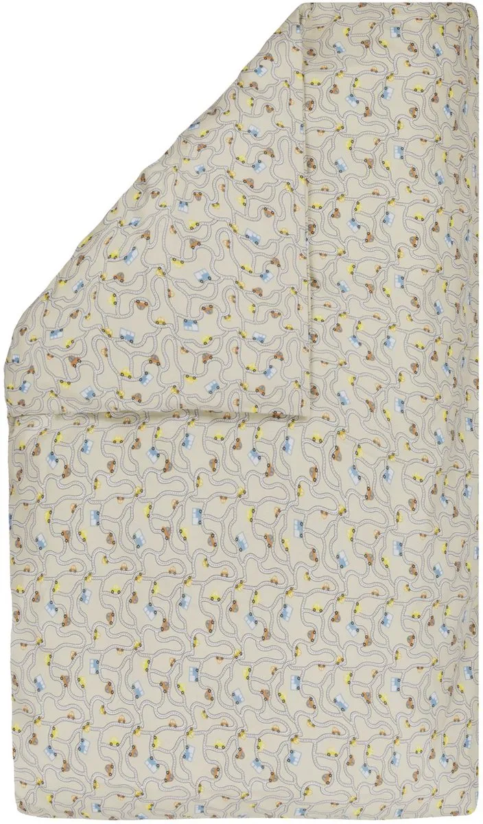 BINK Bedding Dekbedovertrek Traffic Beige 100x135cm