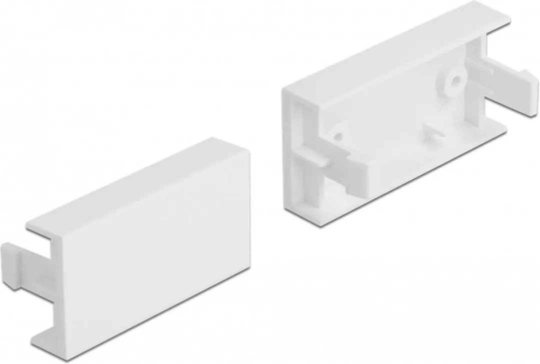Delock Easy 45 Module Cover Plate 10 Stuks - 45x22.5mm - Wit