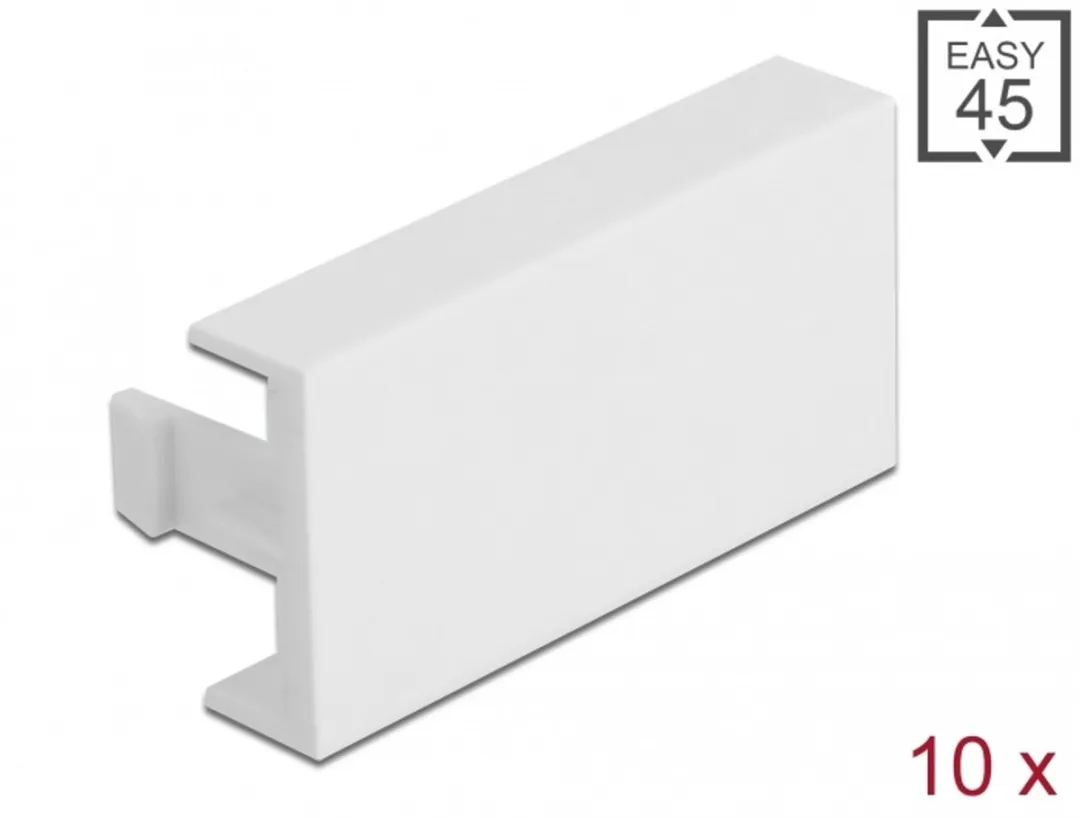 Delock Easy 45 Module Cover Plate 10 Stuks