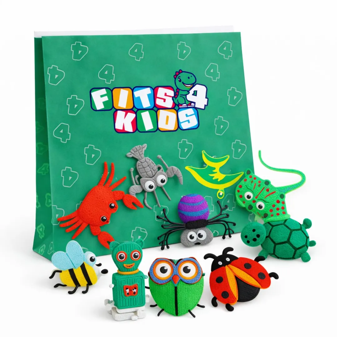 Fits4Kids® Bewegende Dieren Stencils Voor 3D Pen - Accessoires - Starterspakket - Knutselen Voor Kinderen