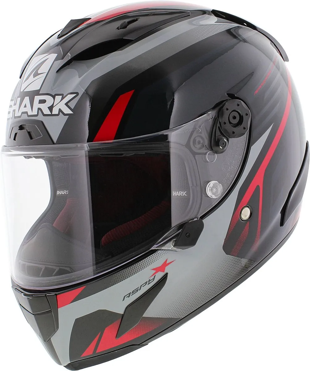 Shark Race-R Pro Aspy Motorhelm - Maat L - Rood