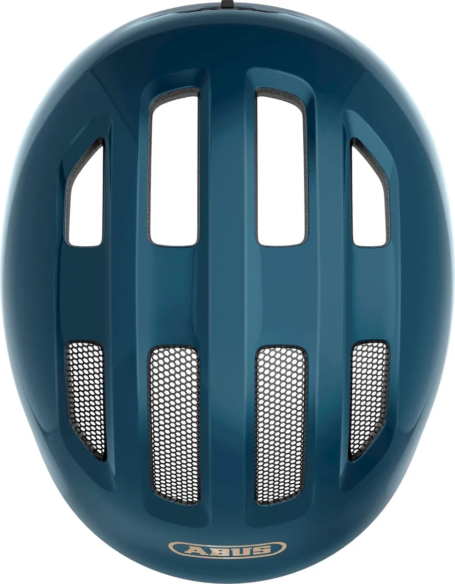 ABUS Kinderhelm Smiley 3.0 ACE LED - S - Glanzend Blauw - afbeelding 6 van 6