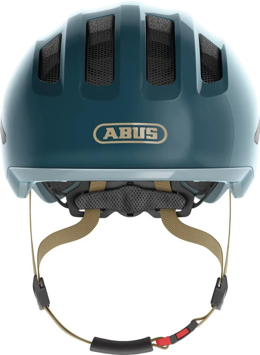 ABUS Kinderhelm Smiley 3.0 ACE LED - S - Glanzend Blauw