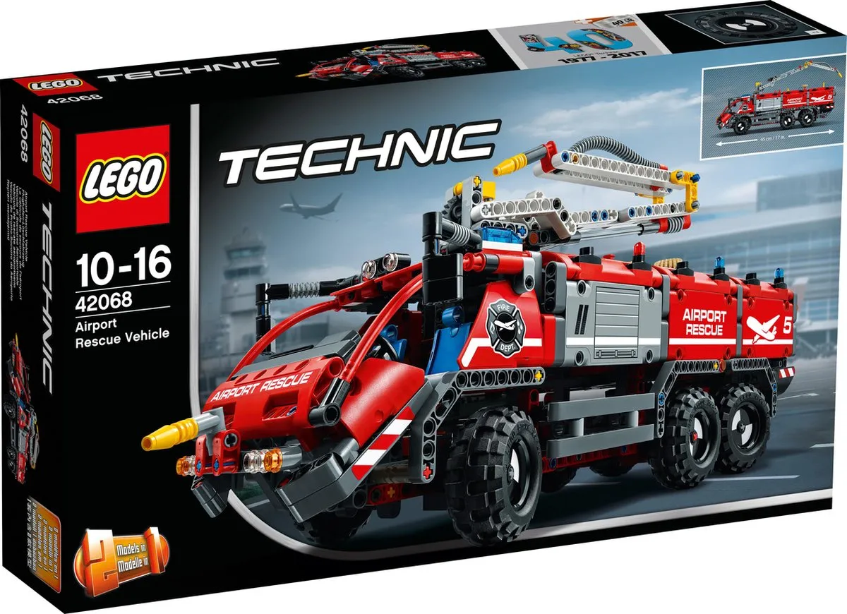 LEGO Technic Vliegveldreddingsvoertuig 42068 - 1094 Stukken