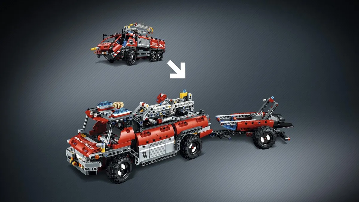 LEGO Technic Vliegveldreddingsvoertuig 42068 - 1094 Stukken
